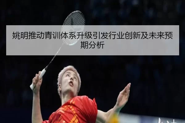 姚明推动青训体系升级引发行业创新及未来预期分析